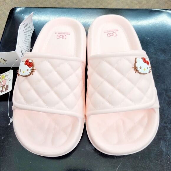Brand New Sanrio Hello Kitty Slippers Size: US 7.5 - 8.5 - Picture 1 of 9